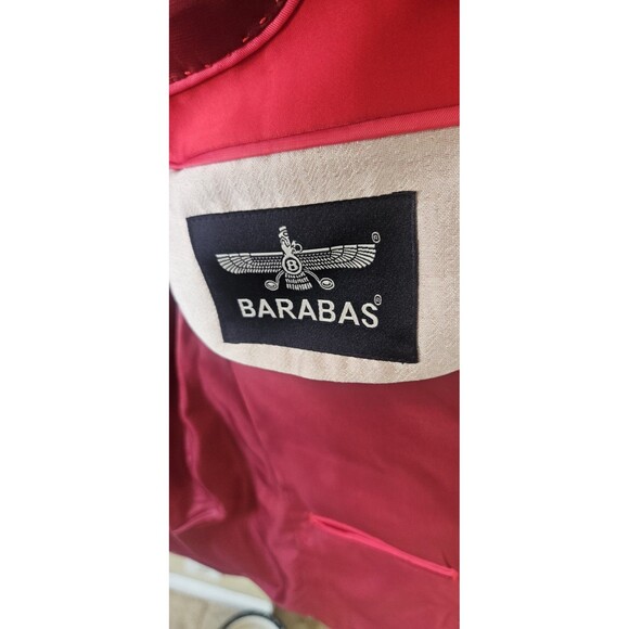 MEN'S BARABAS Beuge/ROSE FLORAL Rhinestones BLAZER - Picture 6 of 7